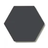 Klinker - Hexagon 15 x 15 cm svart