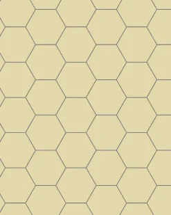Klinker - Hexagon 10 x 10 cm vaniljgul