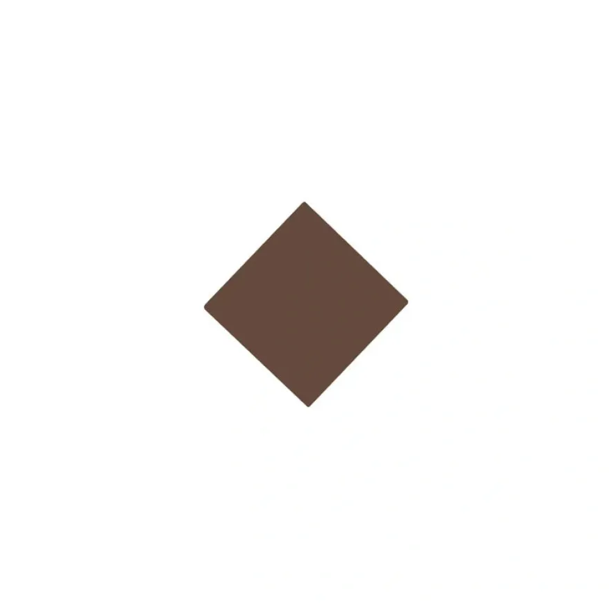 Klinker - Kvadrat 3,5 x 3,5 cm chokladbrun