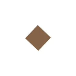 Klinker - Kvadrat 3,5 x 3,5 cm havana
