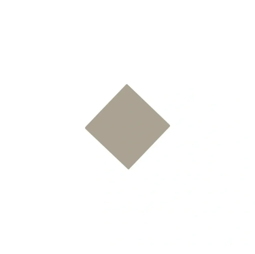 Klinker - Kvadrat 3,5 x 3,5 cm ljusgrå