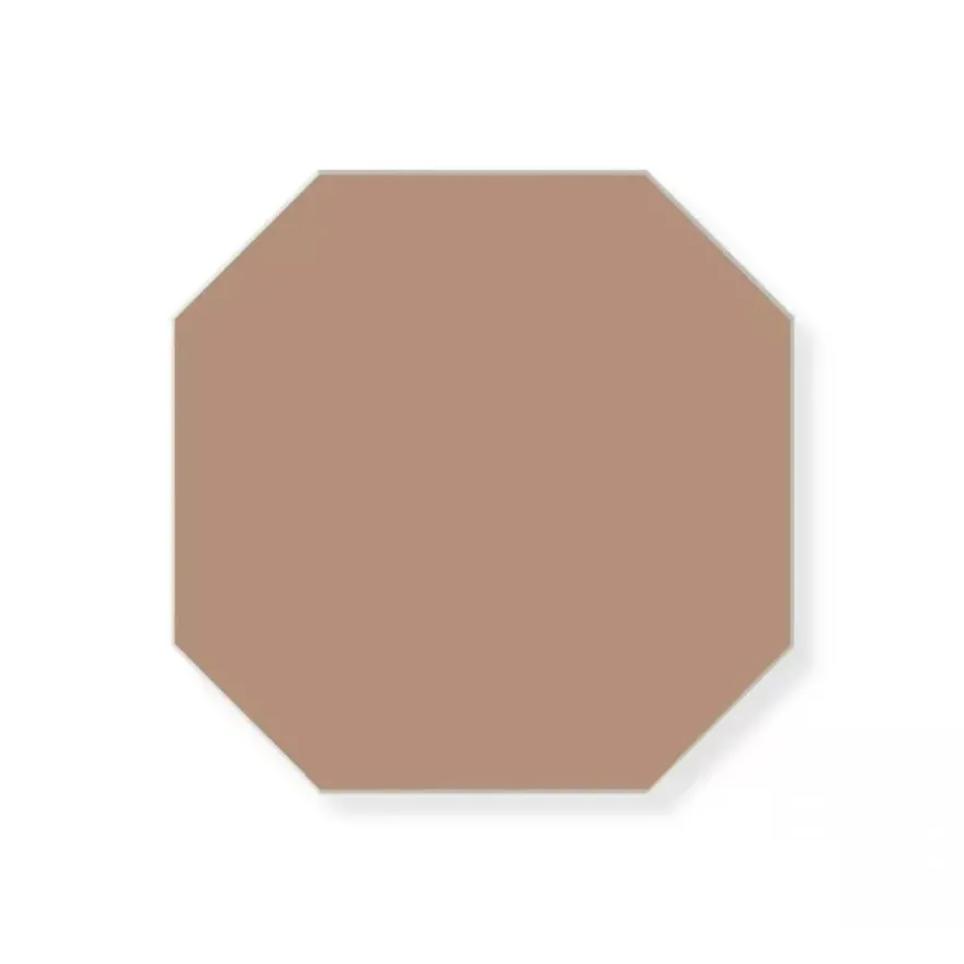 Klinker - Oktagon 10 x 10 cm gammelrosa