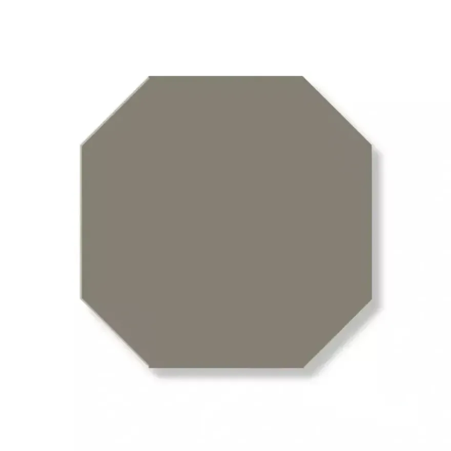 Klinker - Oktagon 10 x 10 cm grå