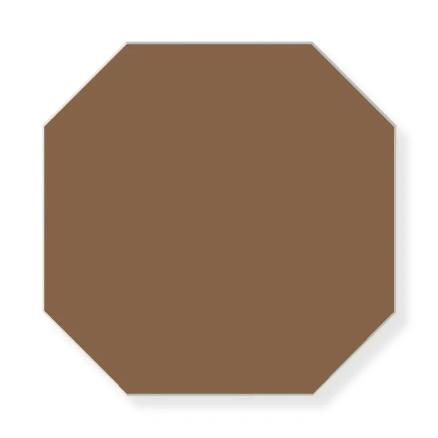 Klinker - Oktagon 15 x 15 cm havana