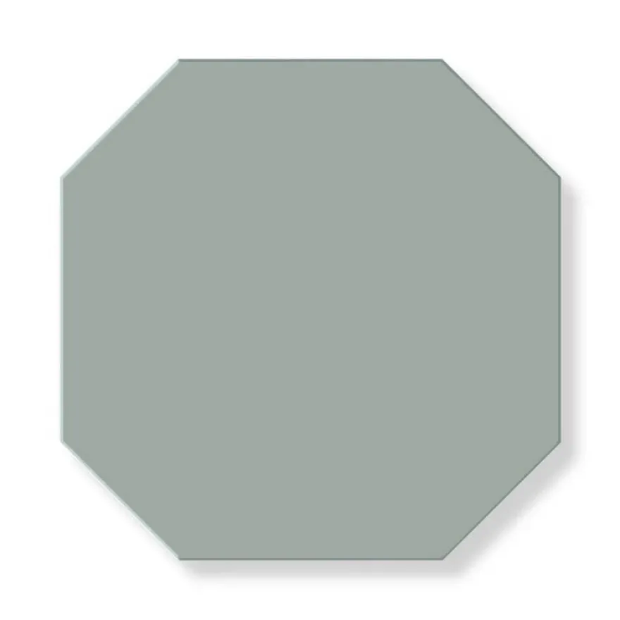 Klinker - Oktagon 15 x 15 cm ljusgrön
