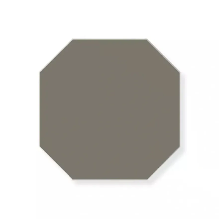 Klinker - Oktagon 10 x 10 cm mörkgrå