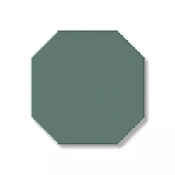 Klinker - Oktagon 10 x 10 cm mörkgrön