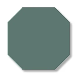 Klinker - Oktagon 15 x 15 cm mörkgrön