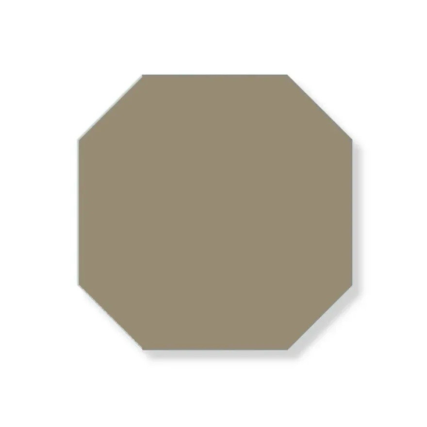 Klinker - Oktagon 10 x 10 cm mullvadsgrå