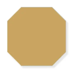 Klinker - Oktagon 15 x 15 cm ockragul