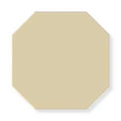 Klinker - Oktagon 15 x 15 cm vaniljgul