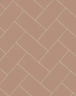 Klinker - Rektangel 10 x 20 cm gammelrosa