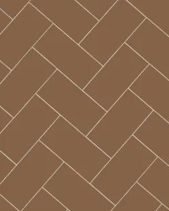 Klinker - Rektangel 10 x 20 cm havana