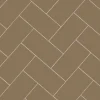 Klinker - Rektangel 10 x 20 cm kaffebrun