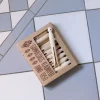 Klinker - Schackrutigt 15 x 15 cm gråblå/vit
