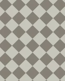 Klinker - Schackrutigt 10 x 10 cm pärlgrå/grå