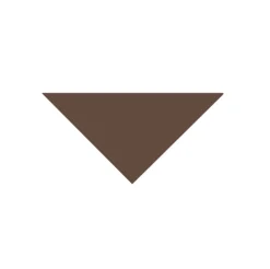 Klinker - Triangel 7/7/10 cm chokladbrun