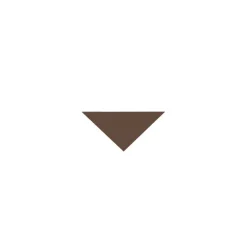 Klinker - Triangel 3,5/3,5/5 cm chokladbrun