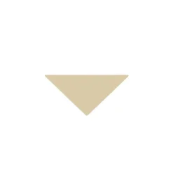 Klinker - Triangel 5/5/7 cm elfenben