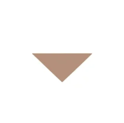 Klinker - Triangel 5/5/7 cm gammelrosa