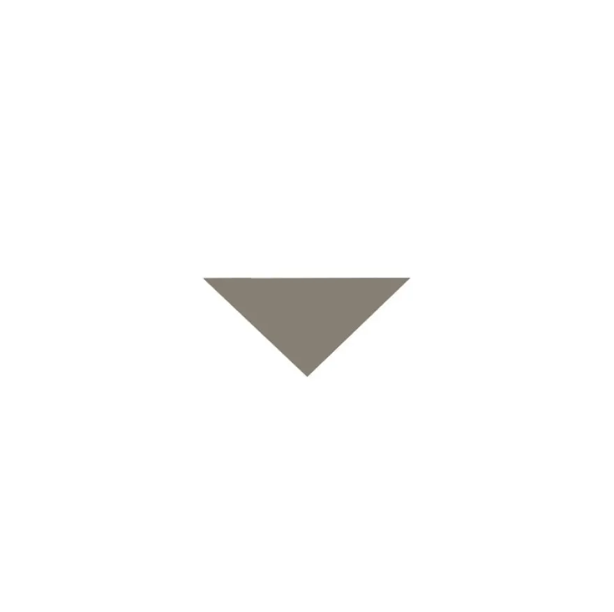 Klinker - Triangel 3,5/3,5/5 cm grå
