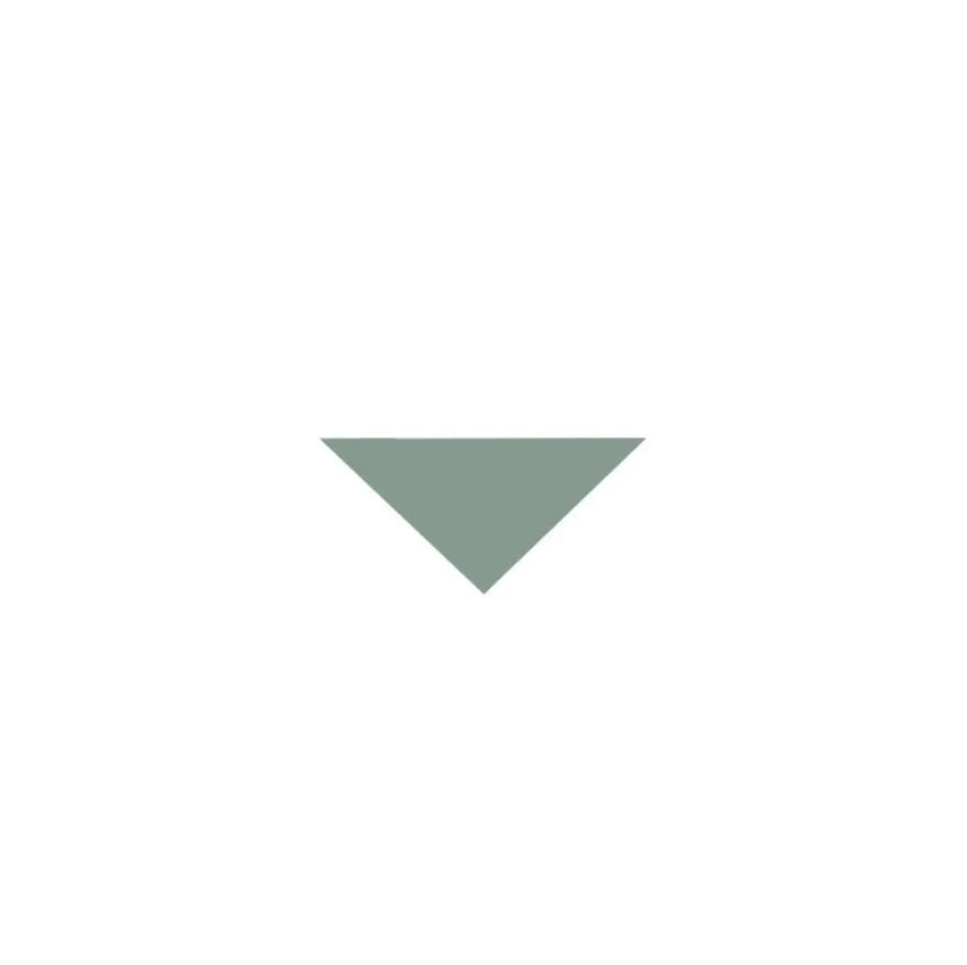 Klinker - Triangel 3,5/3,5/5 cm grön