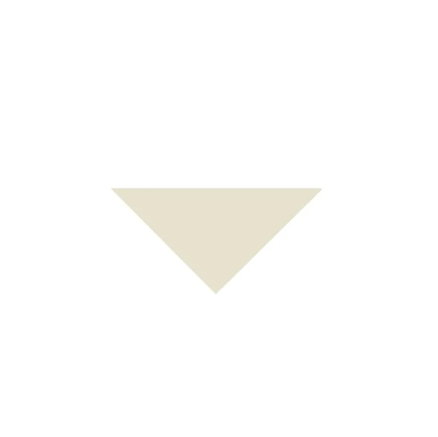 Klinker - Triangel 5/5/7 cm gulvit