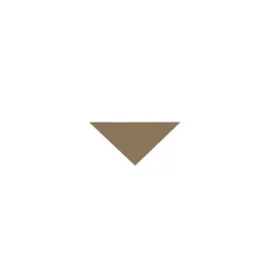 Klinker - Triangel 3,5/3,5/5 cm kaffebrun