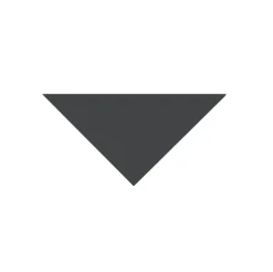 Klinker - Triangel 7/7/10 cm svart