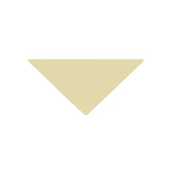 Klinker - Triangel 7/7/10 cm vaniljgul