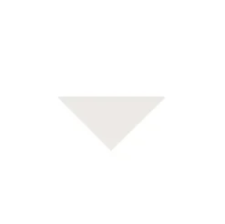 Klinker - Triangel 5/5/7 cm vit