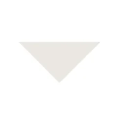 Klinker - Triangel 7/7/10 cm vit