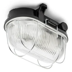 Källarlampa - Svart bakelit 100W, IP54