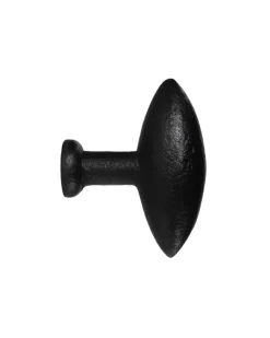 Knopp - Oval gjutjärn 56 mm