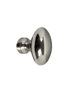 Knopp - Oval nickel 40 mm