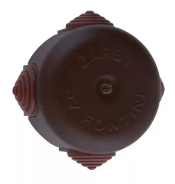 Kopplingsdosa - Antikbrunt stål 108 mm