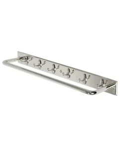 Kroklist med reling - Nickel