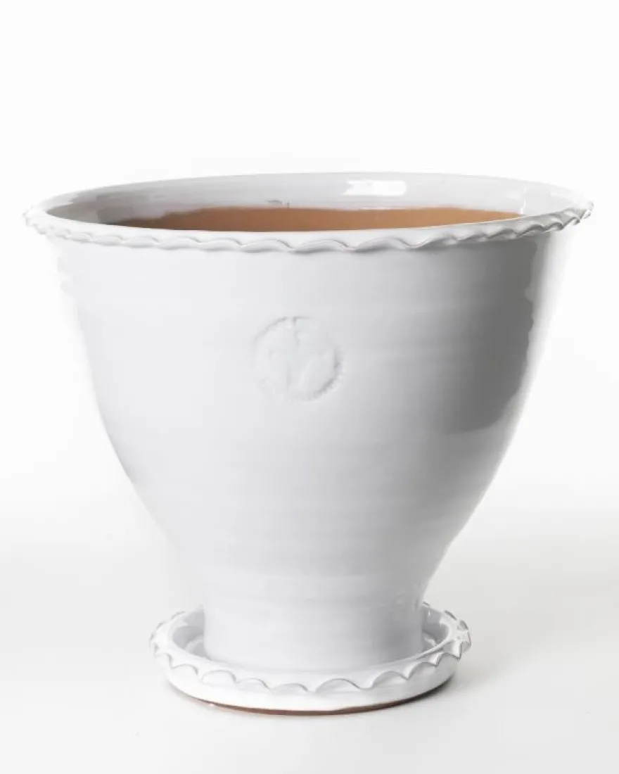 Kruka Sturehof - Adelcrantz, 24 cm vit