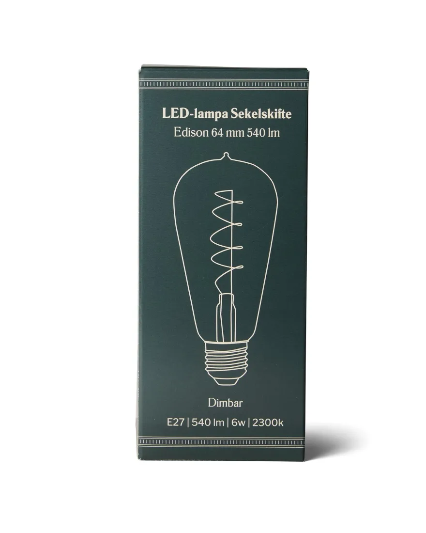 LED-lampa Sekelskifte - Edison 64 mm 540 lm