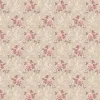 Lim & Handtryck Tapet - Hovdala blomma vit/rosa