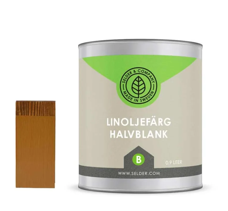 Linoljefärg Selder & Co - Gammelockra