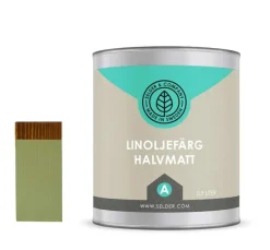 Linoljefärg Selder & Co - Lindgrön