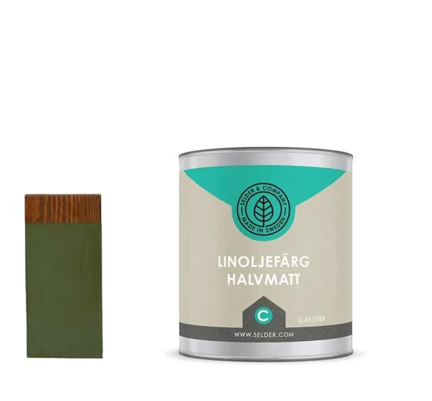 Linoljefärg Selder & Co - Mossa