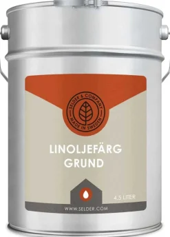 Linoljefärg Selder & Co - Vit grund