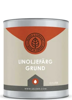 Linoljefärg Selder & Co - Vit grund