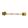 Lång hasp mässing - Kasthake 250 mm