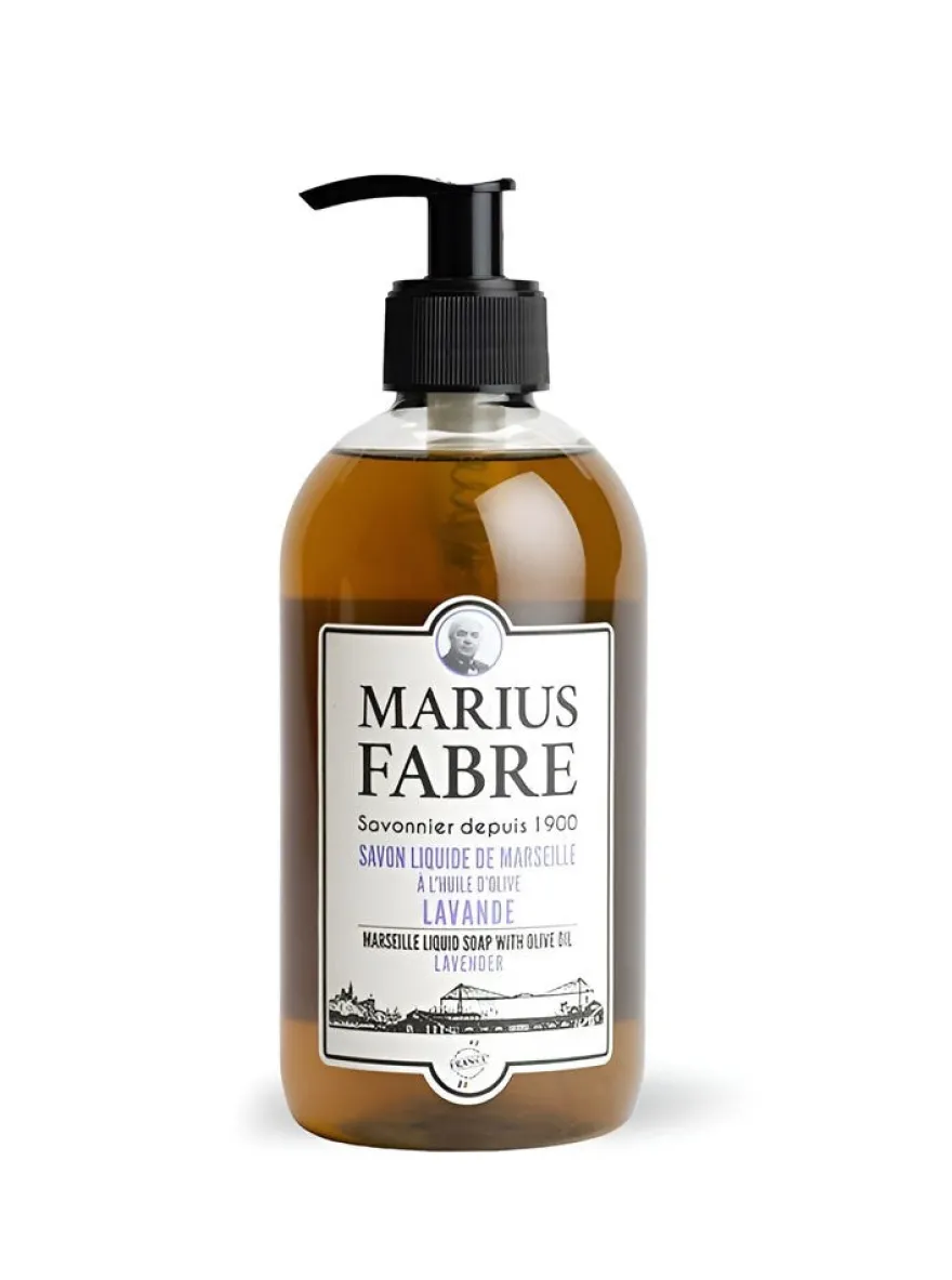 Marius Fabre - Flytande marseilletvål med doft av lavendel 400 ml