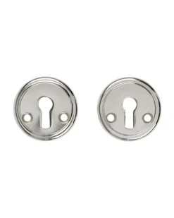 Nyckelskylt - Låsbolaget 7 nickel 48 mm