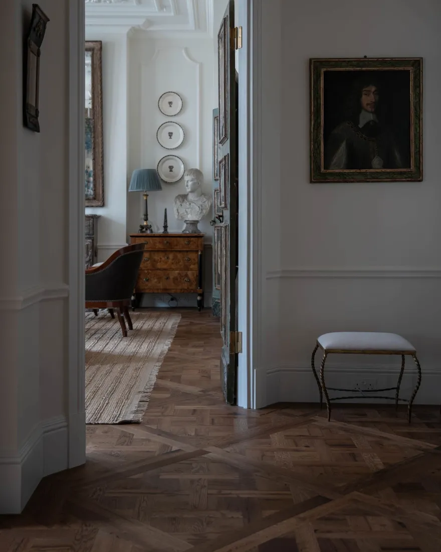 Panelgolv Versailles - Återvunnen antik ek 23x1000x1000 mm