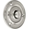 Ringklockeknapp - Rund förnicklad
